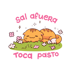 Sal afuera, toca pasto (Go outside, touch grass)
