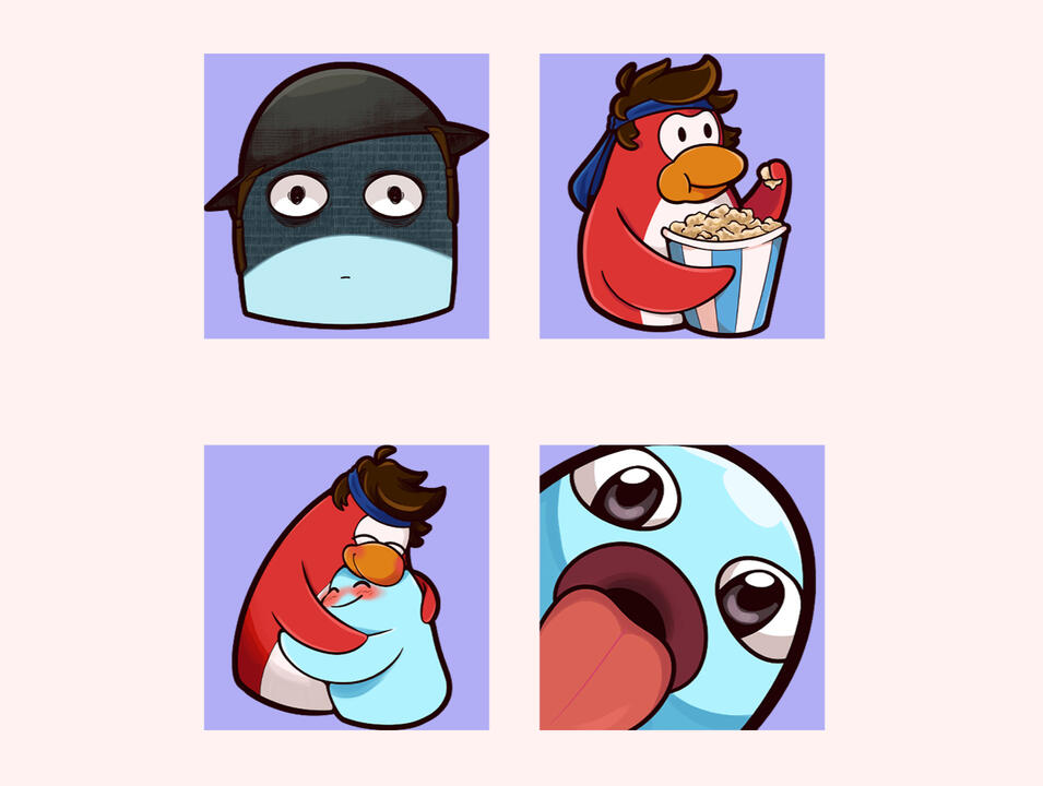 Custom emotes examples